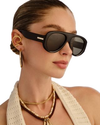 Dream Boat Aviator Sunglasses, 57mm