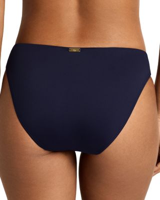 Curved Waist Mid Rise Bikini Bottom