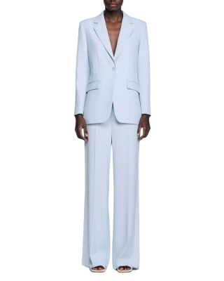 Sequin Stripe Suit Jacket