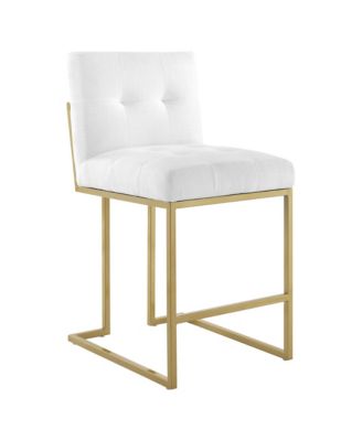  Privy Upholstered Fabric Counter Stool, Set of 2