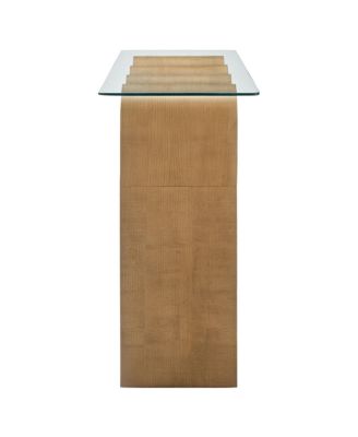  Ondine Glass Top 50" Console Table