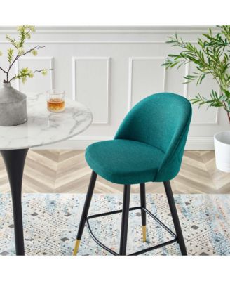  Cordial Fabric Bar Stools, Set of 2