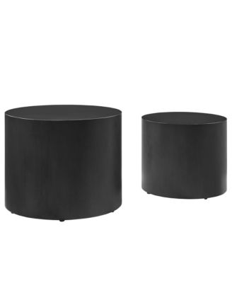  Amani Round Nesting Coffee Tables, Set of 2