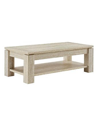 Hollis Travertine Coffee Table