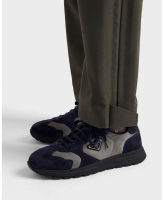 Men's Prax Suede and Re-Nylon Sneakers