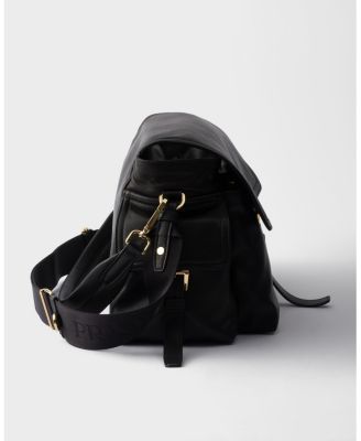  Explore Large Nappa Leather Shoulder Bag With Flap