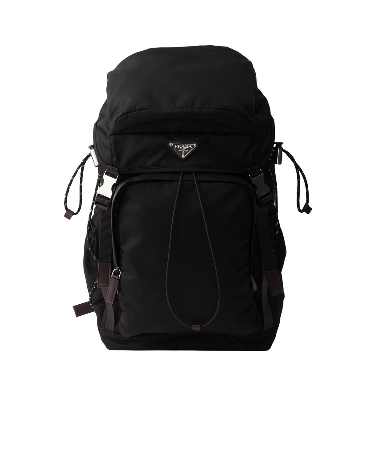 Prada Speedrock Re-Nylon And Leather Backpack