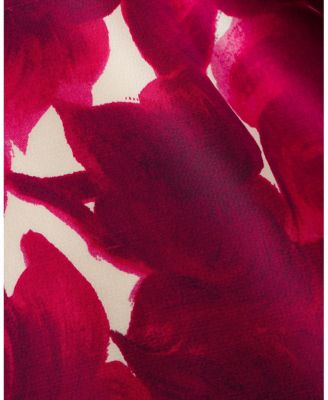  Printed Silk Shantung Scarf