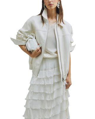 Vertice Nappa Leather Blouson Jacket