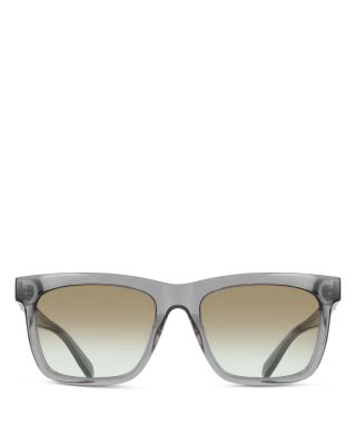 Color Block Keyhole Bridge Rectangular Sunglasses, 55mm