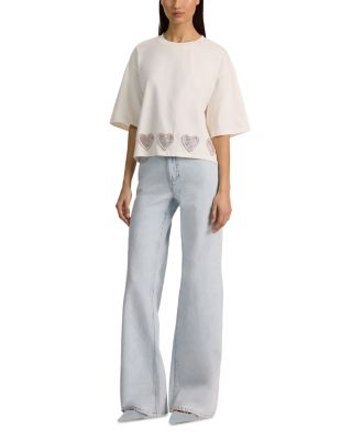 Evan Oversized Cropped Tee