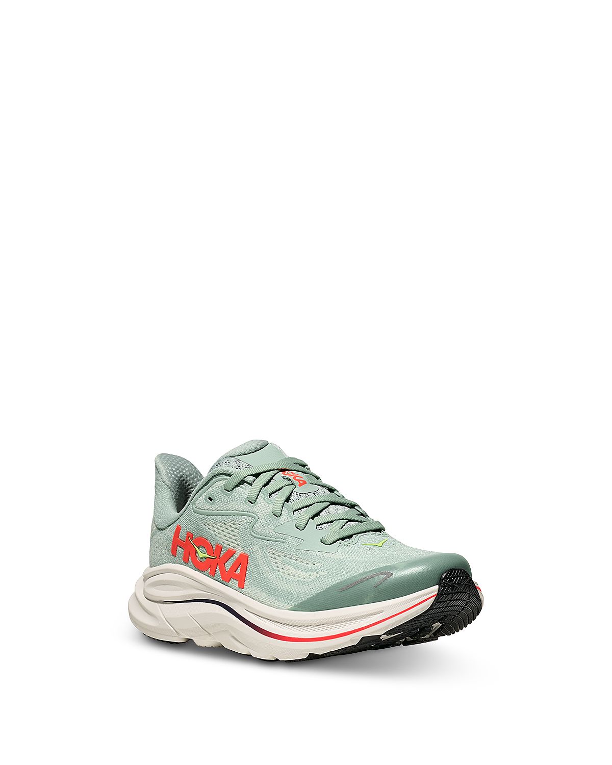 Hoka Unisex Clifton 10 Lace Up Sneakers - Big Kid