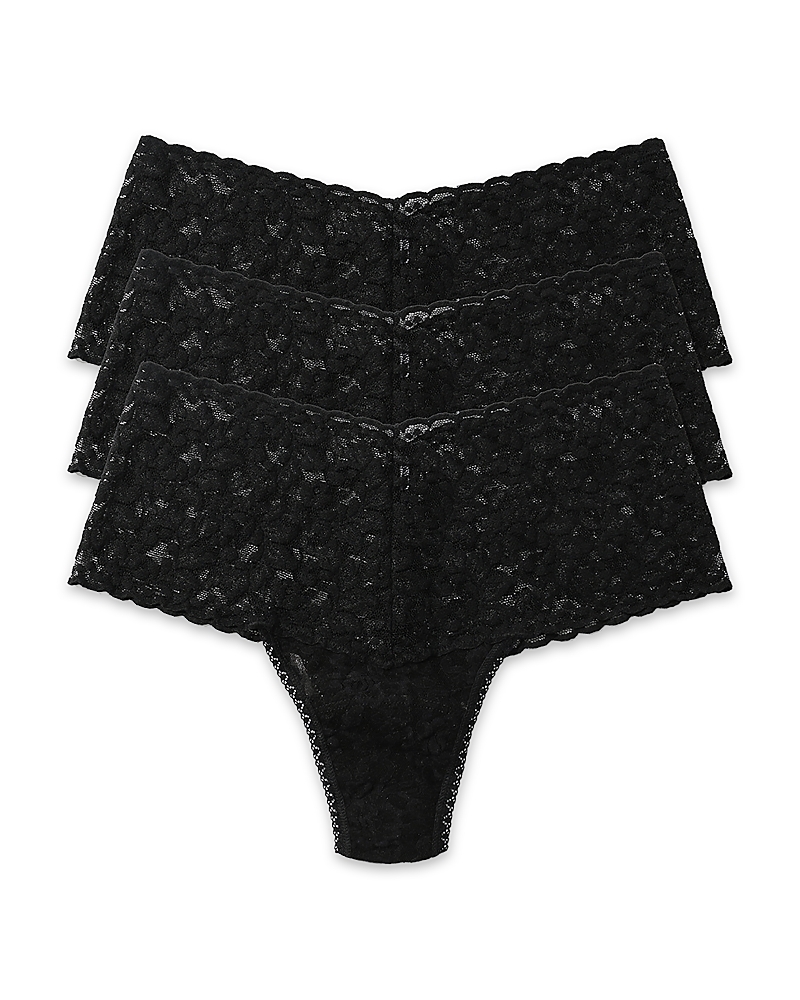 Hanky Panky Retro Lace Thong, Set of 3