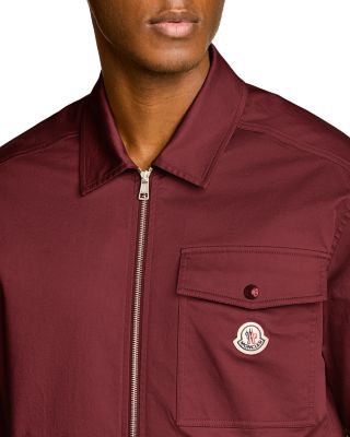 Cotton Blend Gabardine Shirt Jacket