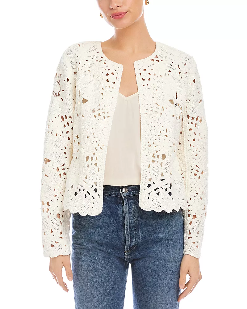Fifteen Twenty Emery Crochet Jacket