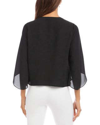 Drape Front Crossover Top