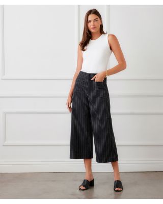Cropped Wide-Leg Pants