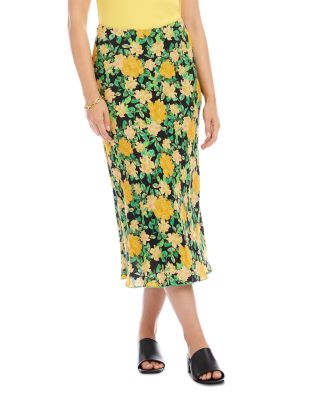 Bias Cut Midi Skirt