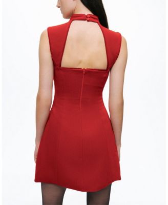 Open-Back Mini Dress