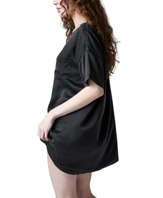 Silk Oversized Sleep Tee