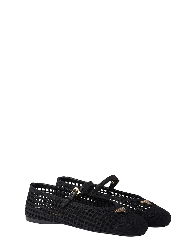 Prada Women's Crochet Ballerinas