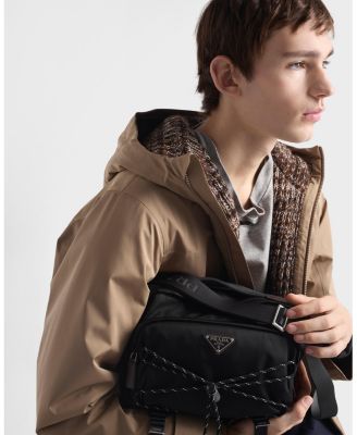  Speedrock Re-Nylon And Leather Shoulder Bag