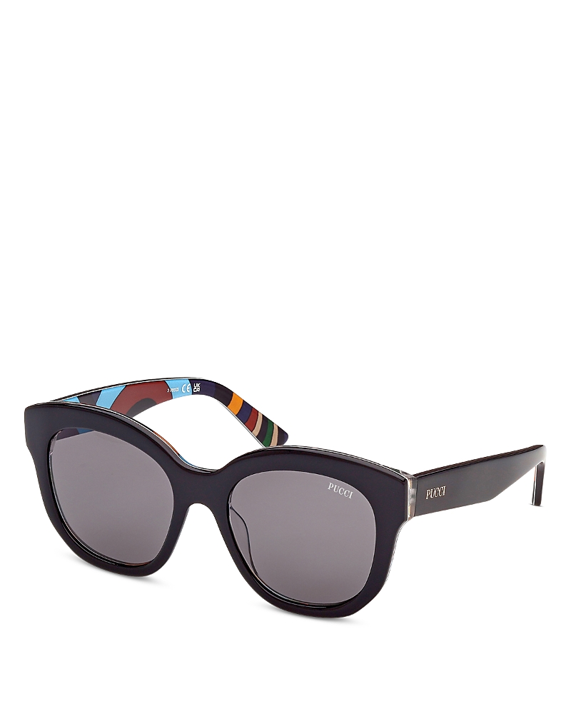 Pucci Geometric Sunglasses, 53mm