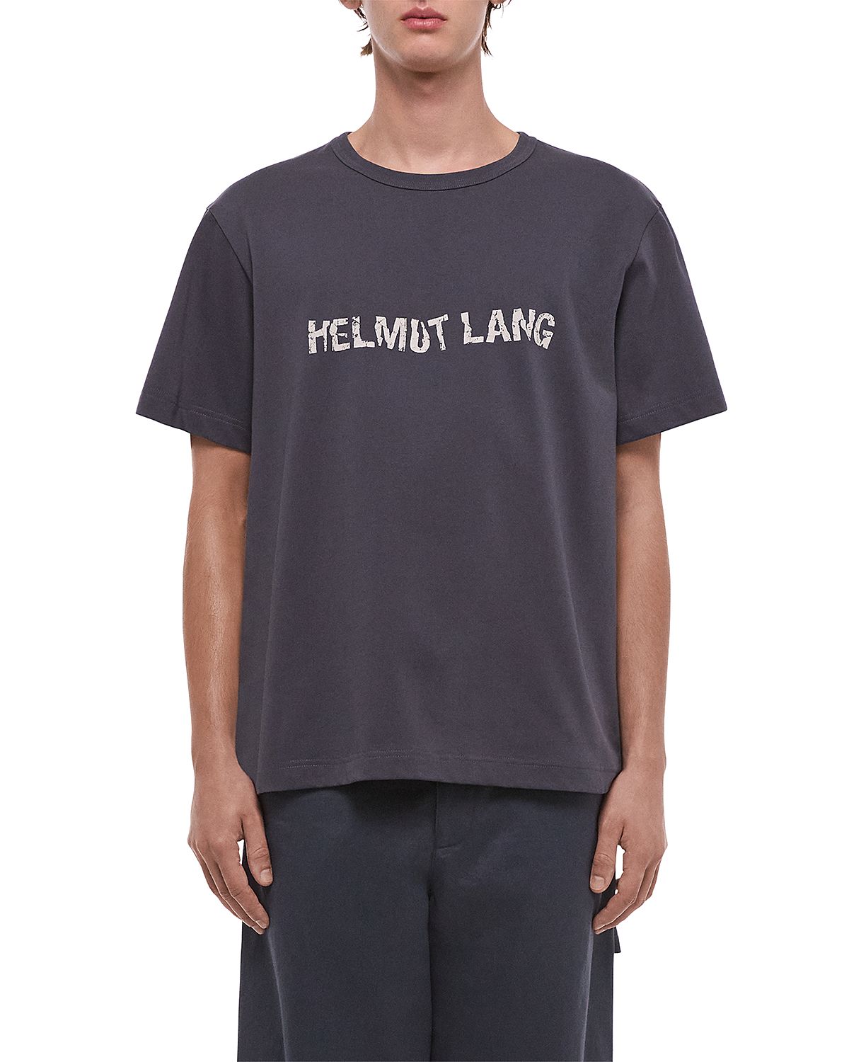 Helmut Lang Crumpled Logo Tee