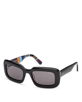 Pucci Rectangular Sunglasses, 52mm