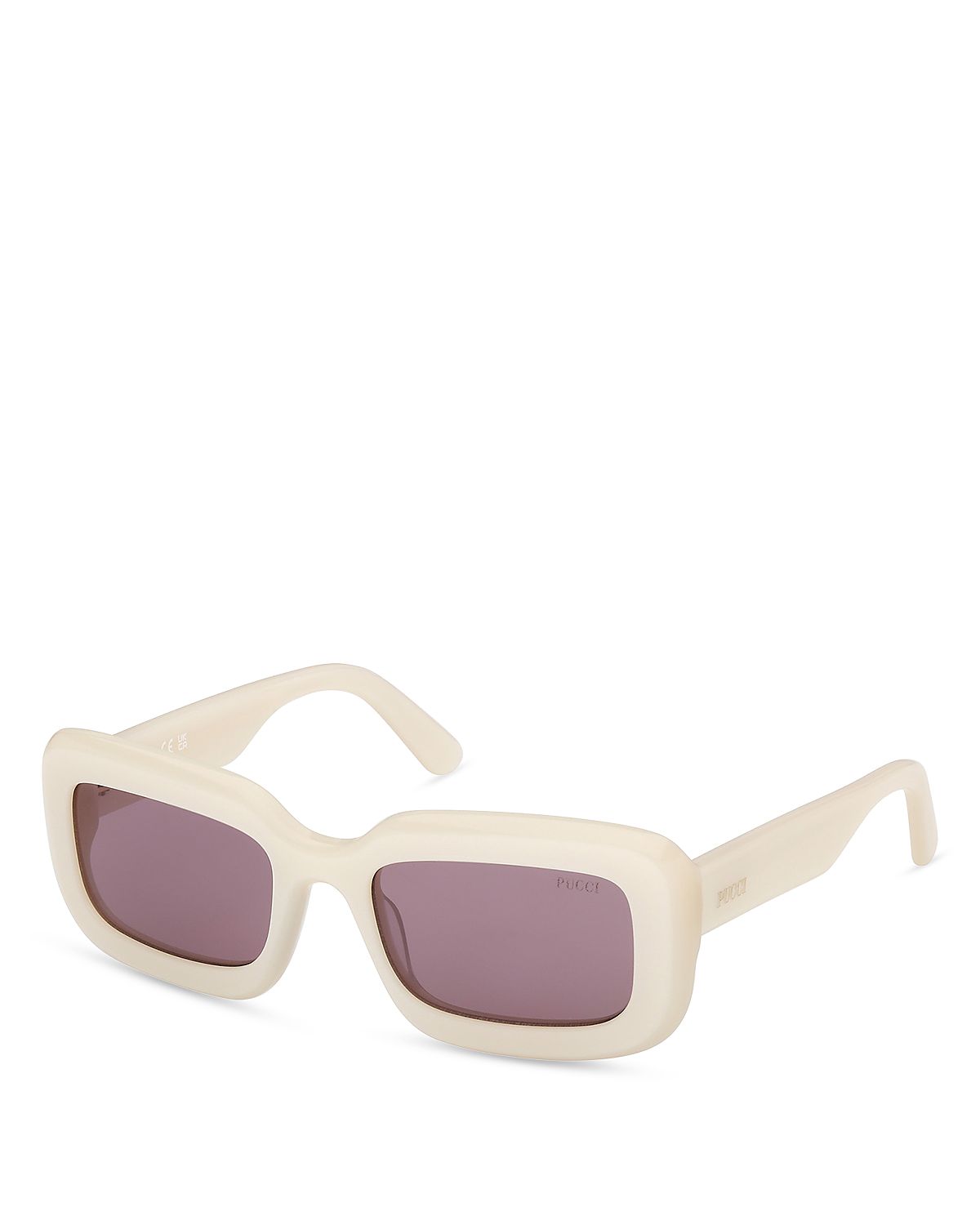 Pucci Rectangular Sunglasses, 52mm