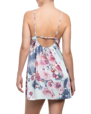 Printed Satin Chemise