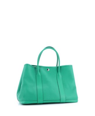 36 Garden Party Tote Leather
