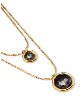  Double Strand Pendant Necklace