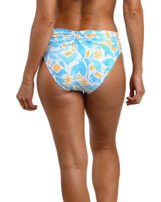 Trinket Shirred Hipster Bikini Bottoms