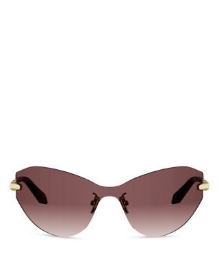 Serpenti Viper Cat Eye Mask Sunglasses, 137mm