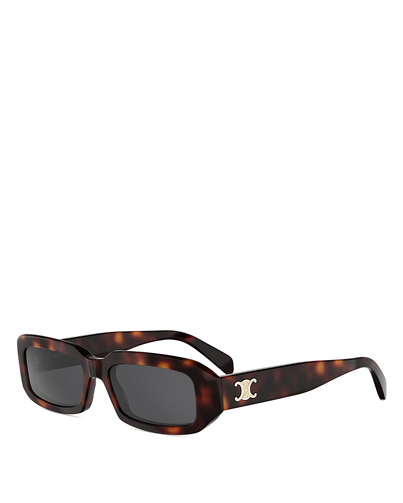 Celine Triomphe Rectangular Sunglasses, 54mm