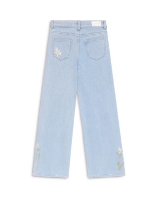 Girls' Lily Wildflower Wide Leg Jeans - Big Kid