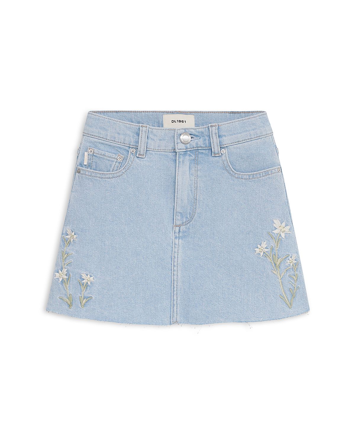 DL1961 Girls' Jenny Wildflower Mini Skirt - Big Kid