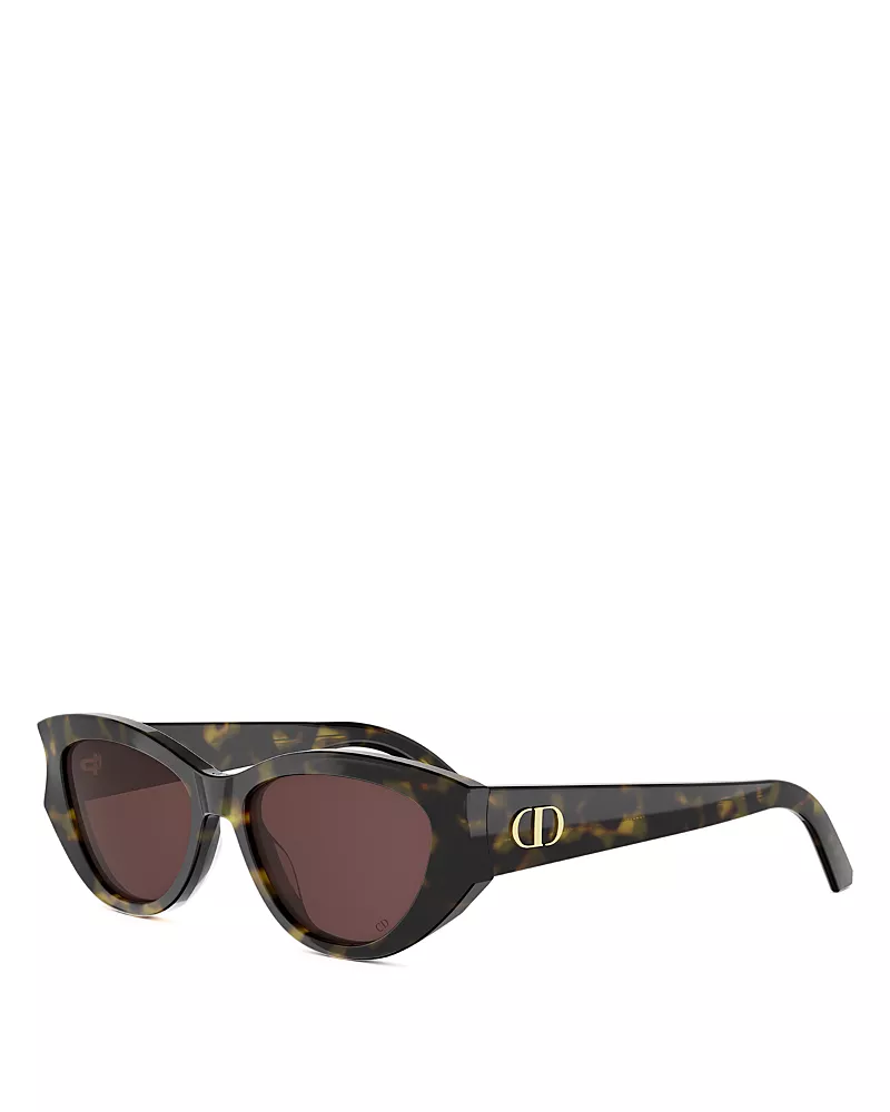 Dior Glow Oval Sunglasses, 53mm