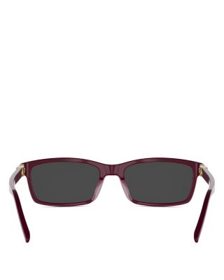 Petit CD Rectangular Sunglasses, 54mm