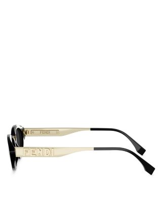Fendigraphy Cat Eye Sunglasses, 51mm