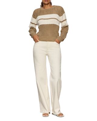 Sporty Openwork Sweater