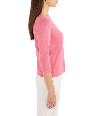 3/4 Sleeve Ballet Boat Tee