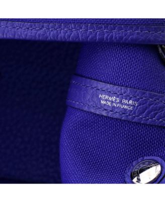 30 Garden Party Tote Toile and Leather