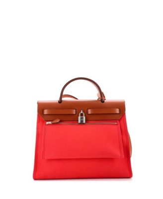 31 Herbag Zip Leather and Toile