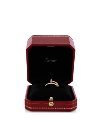  Juste un Clou Ring 18K Rose Gold and Diamonds