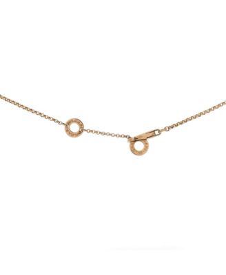 Pendant Necklace 18K Gold with Onyx 17.25"