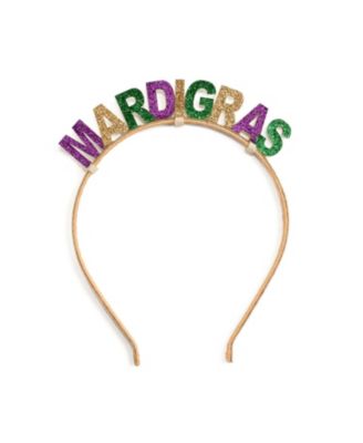 Girls' Mardi Gras Tiara Headband - Ages 3+