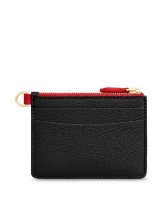Leather Zipped Card Pouch