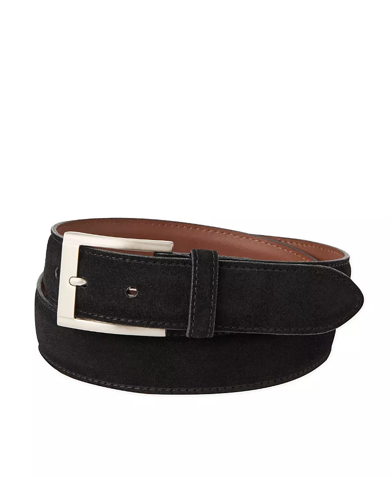 Jack Of Spades Italian Sueded Calfskin Dress Casual Belt